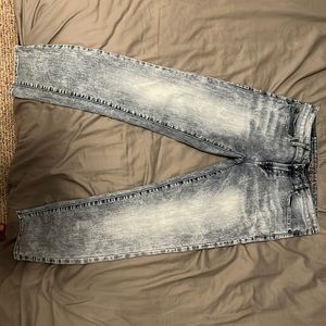 A gently used pair of American Eagle jeans